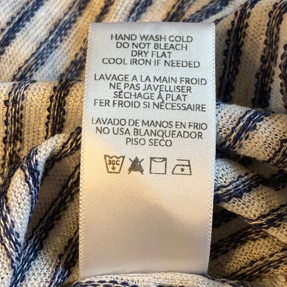 Splendid Striped Tank Top Linen Cotton Blend Resort Travel Vacation Womens XS - Picture 7 of 10